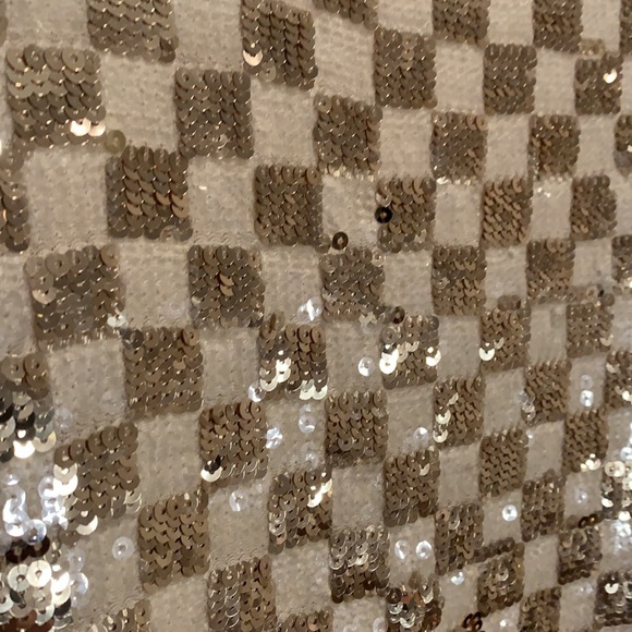 Checkered Sequence Dress - Picture 3 of 5